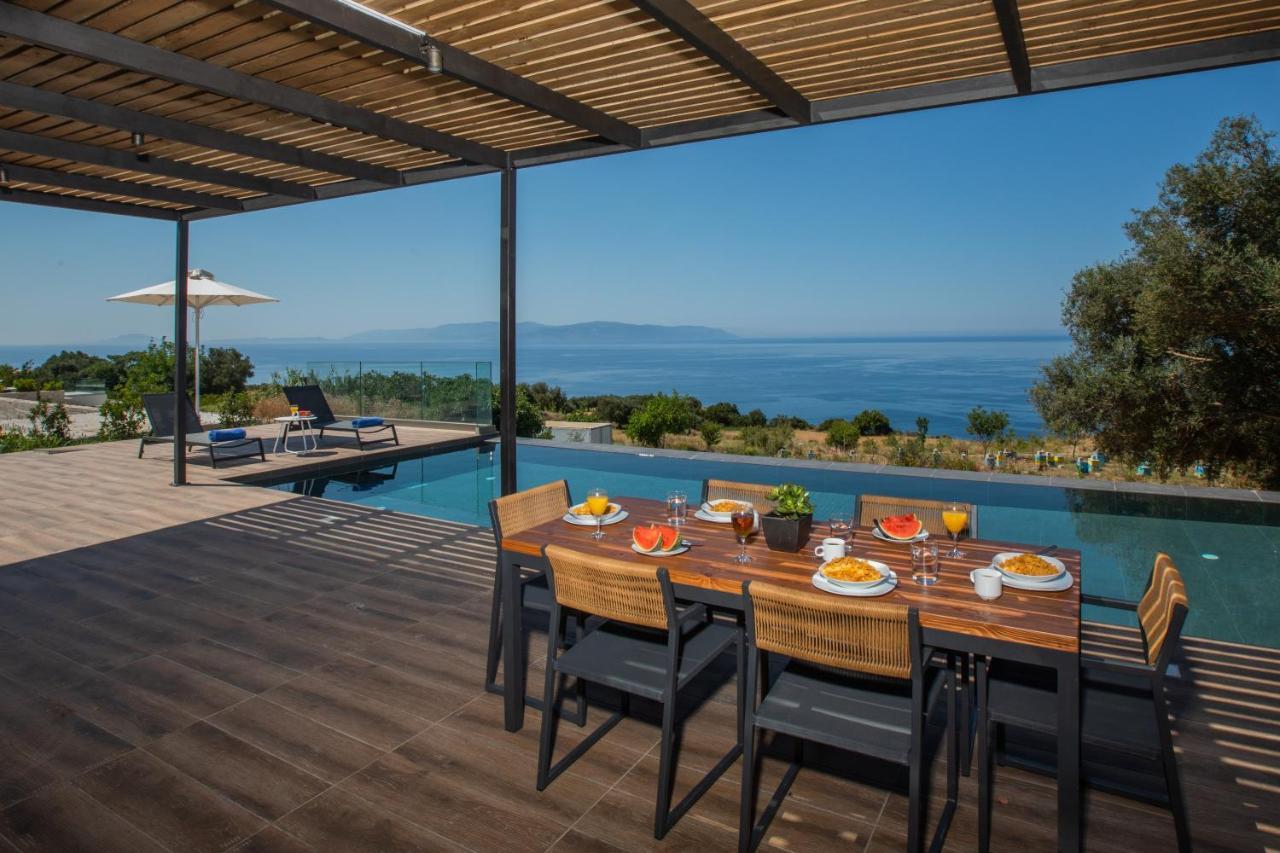 Brand New Villa Lefka With Private Pool At Platies Plateies Zewnętrze zdjęcie